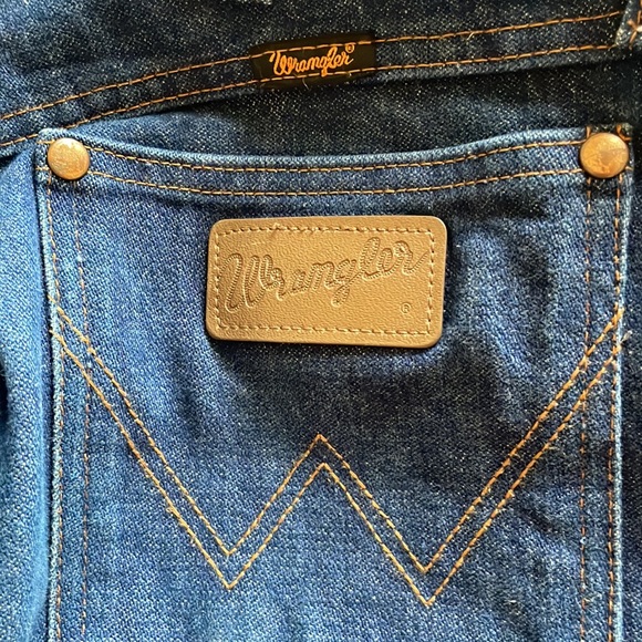 Wrangler Straight Leg Blue Jeans 34x32 - Picture 5 of 5
